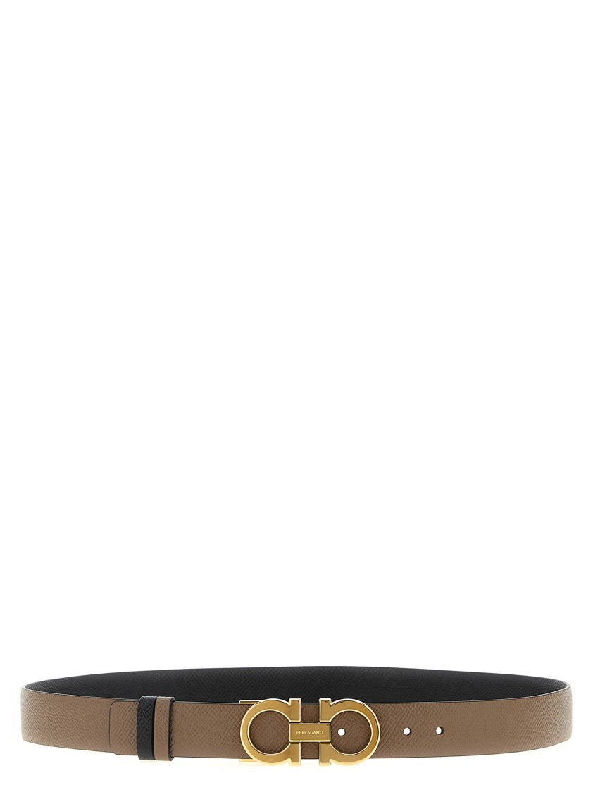 Ferragamo 'Gancini' Reversible Belt