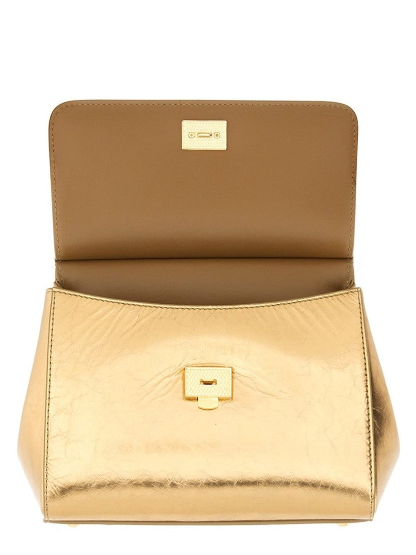 Dolce & Gabbana "Sicily" Leather Shoulder Bag