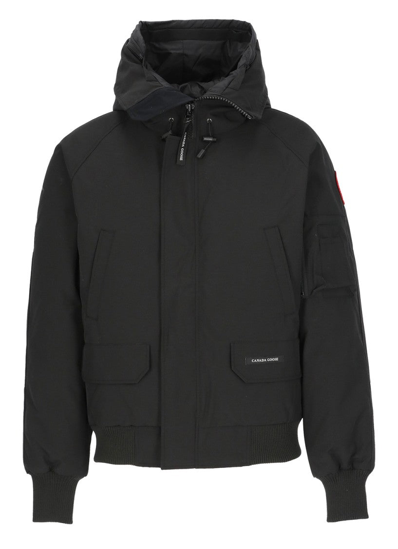 Canada Goose Black Tech Fabric Chilliwack Down Jacket