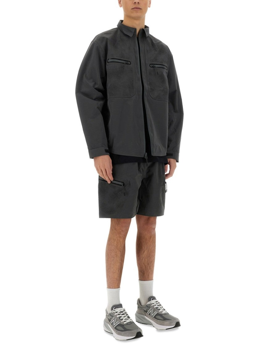 Alpha Industries Laser Cut Shirt With Structured Silhouette