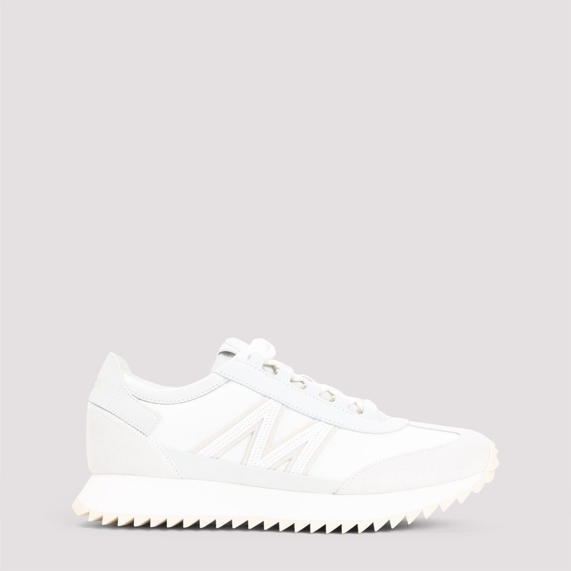 Moncler Pacey2 White Leather Sneakers