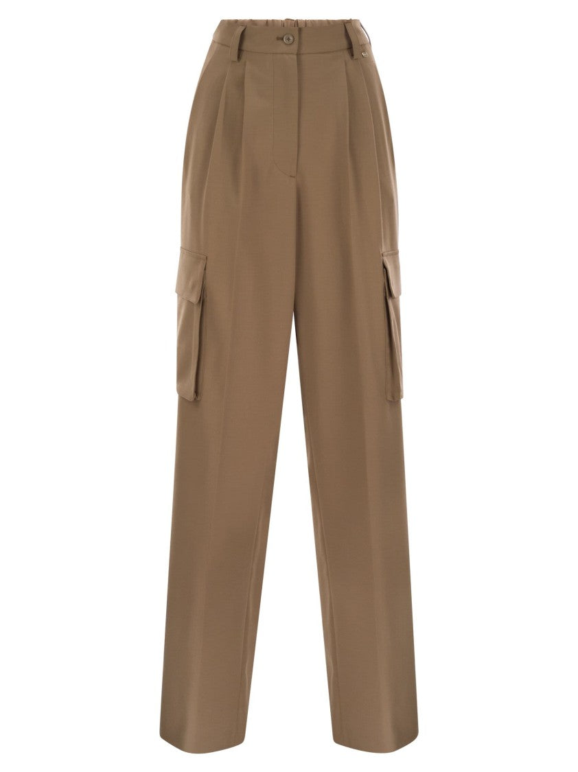 Herno Soft Wool Cargo Pants