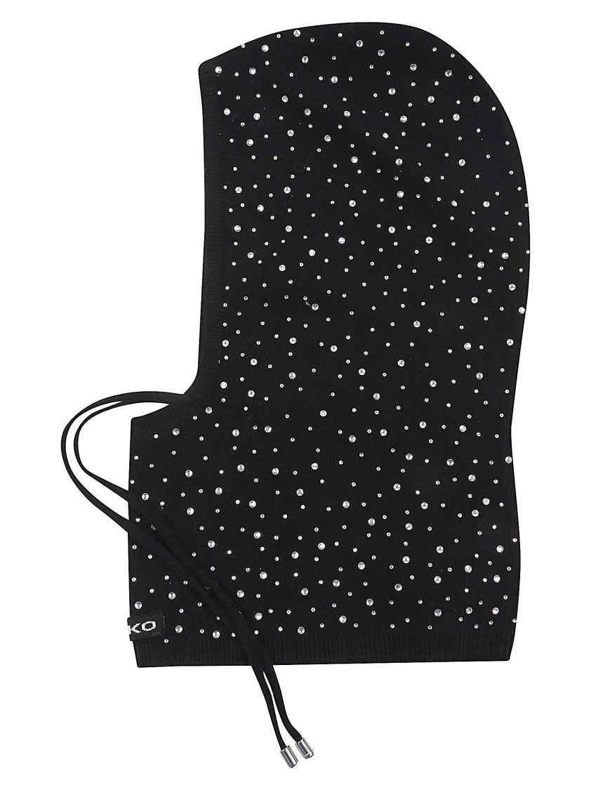 Pinko Black Wool Hood