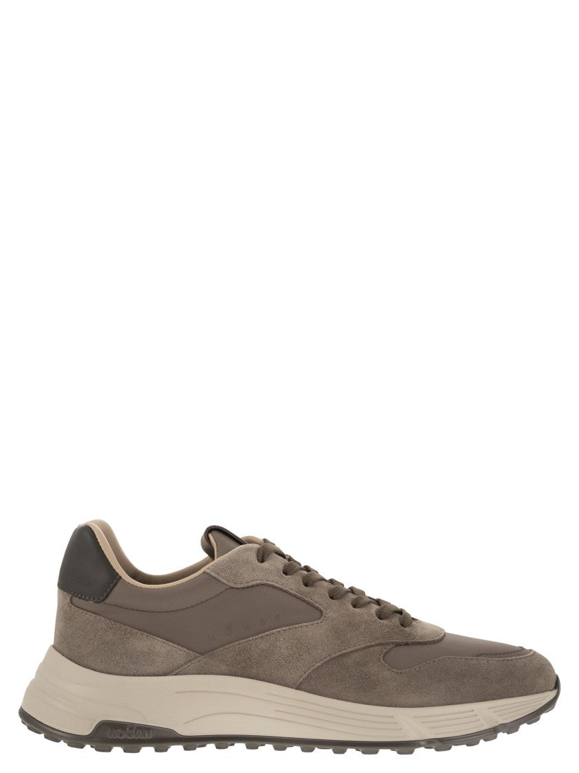 Hogan Hyperlight Trainers In Suede And Fabric