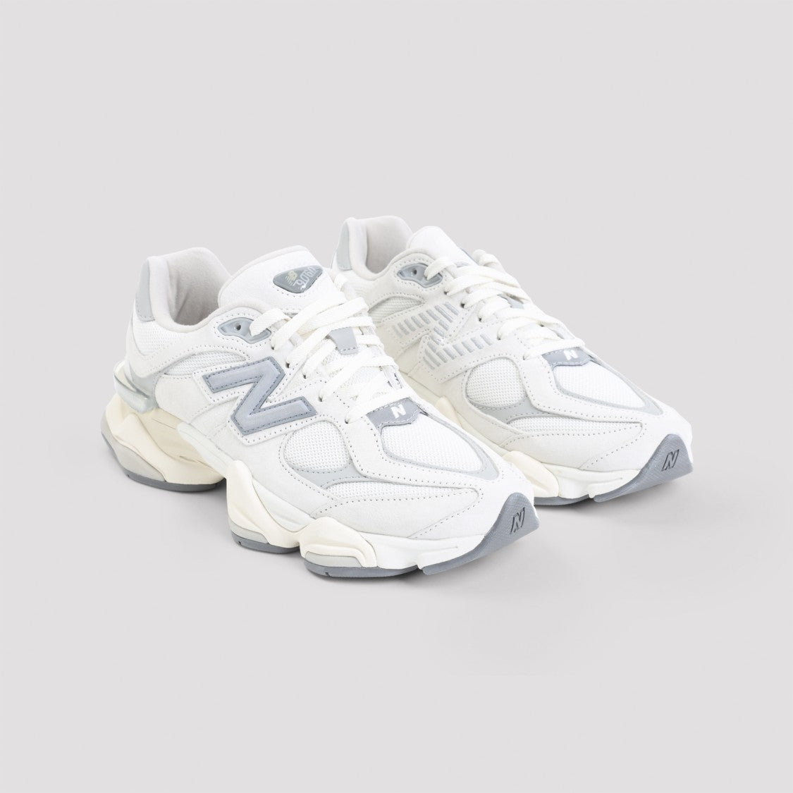 New Balance Layered Design Chunky Sneakers With Premium Leather Accents