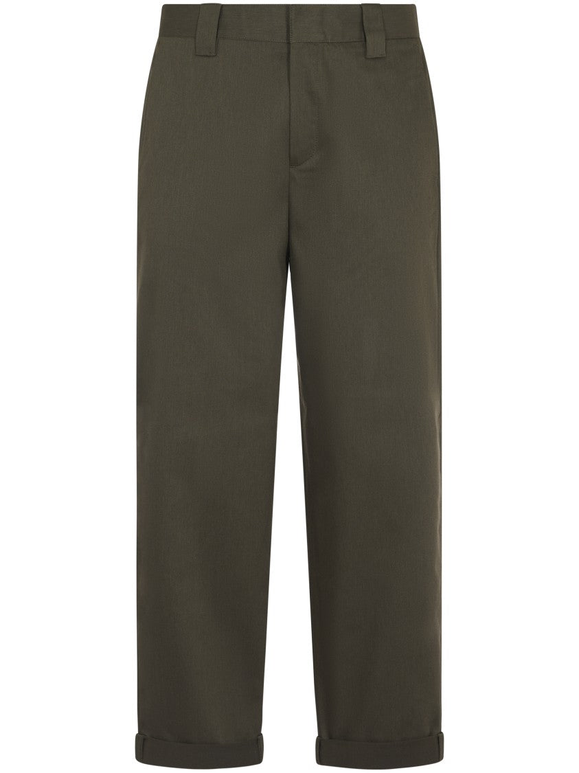 Golden Goose Military Green Chino Skate Pants
