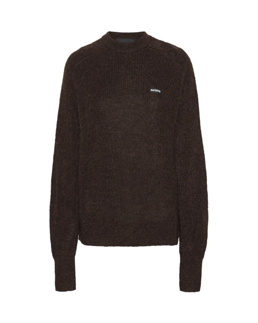 Rotate Light Knit Logo Sweater