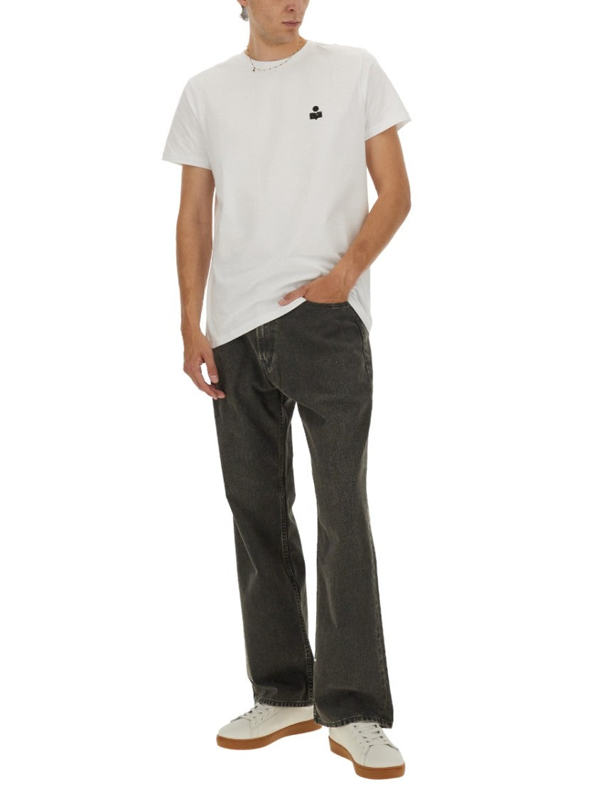 Isabel Marant Classic Crew Neck T-Shirt With Minimalist Design