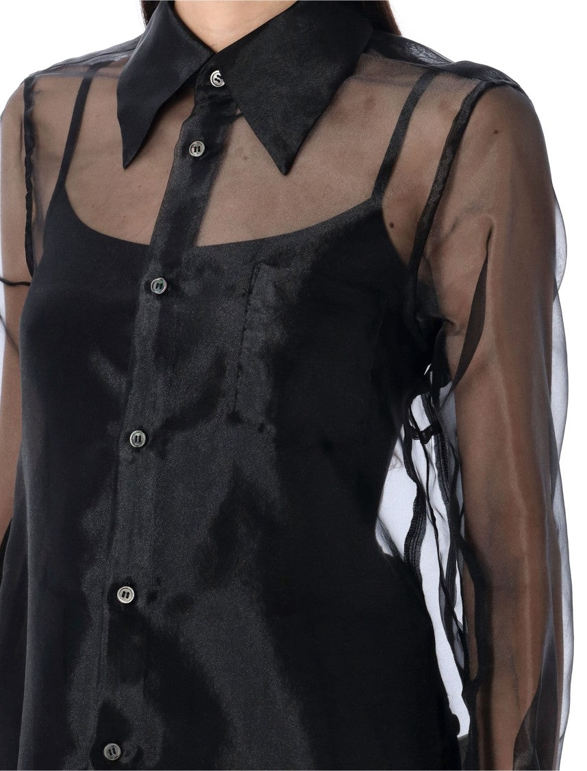 Comme Des Garçons Organza Poly Shirt