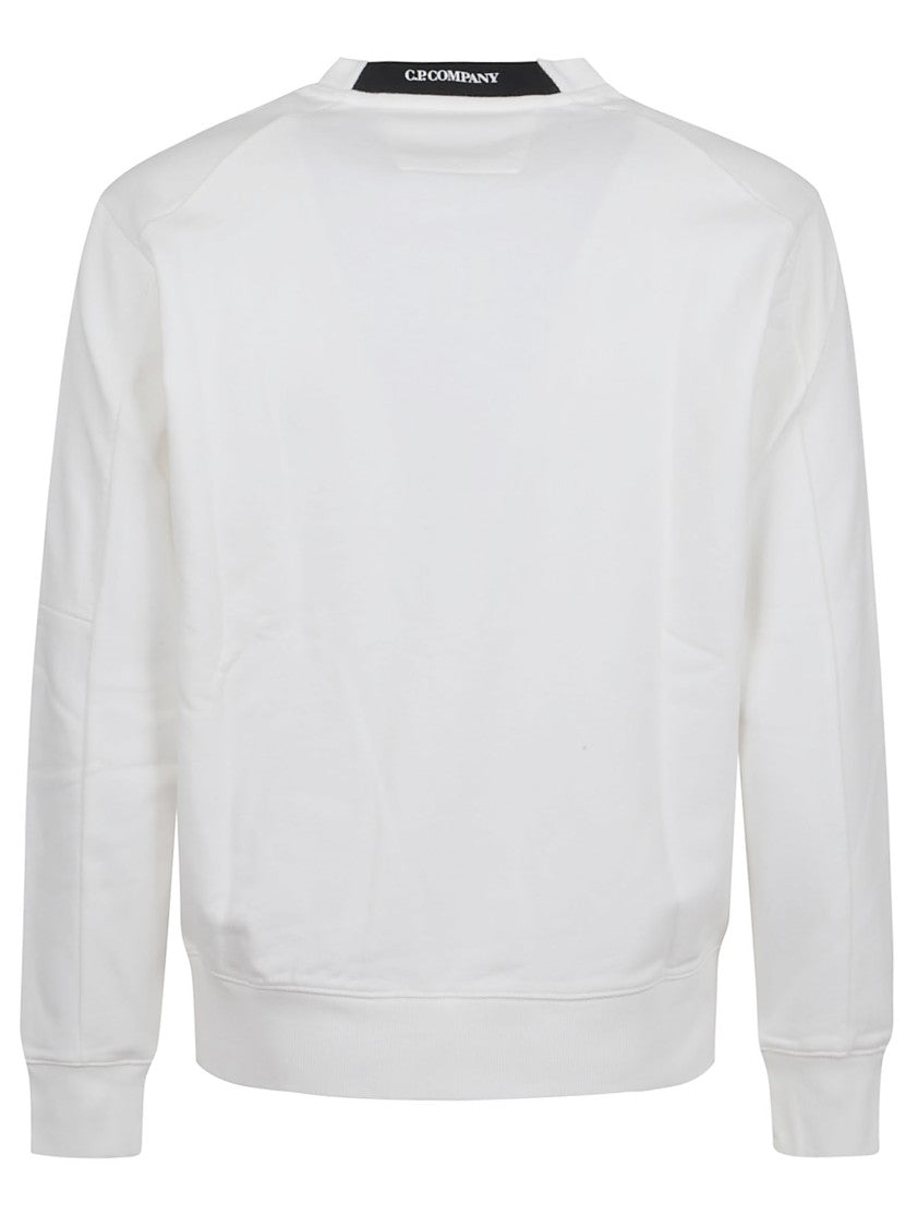 C.P. Company Diagonal Brushed Weave Crew Neck Sweatshirt