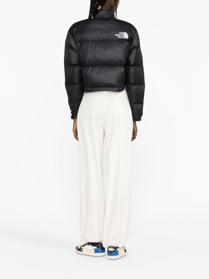 The North Face Cropped Puffer Parka With Functional Zipper