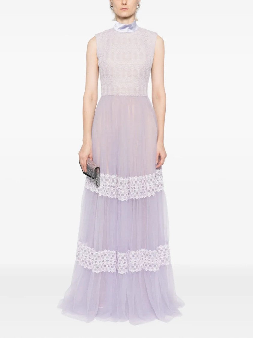 Saiid Kobeisy Lace Long Dress