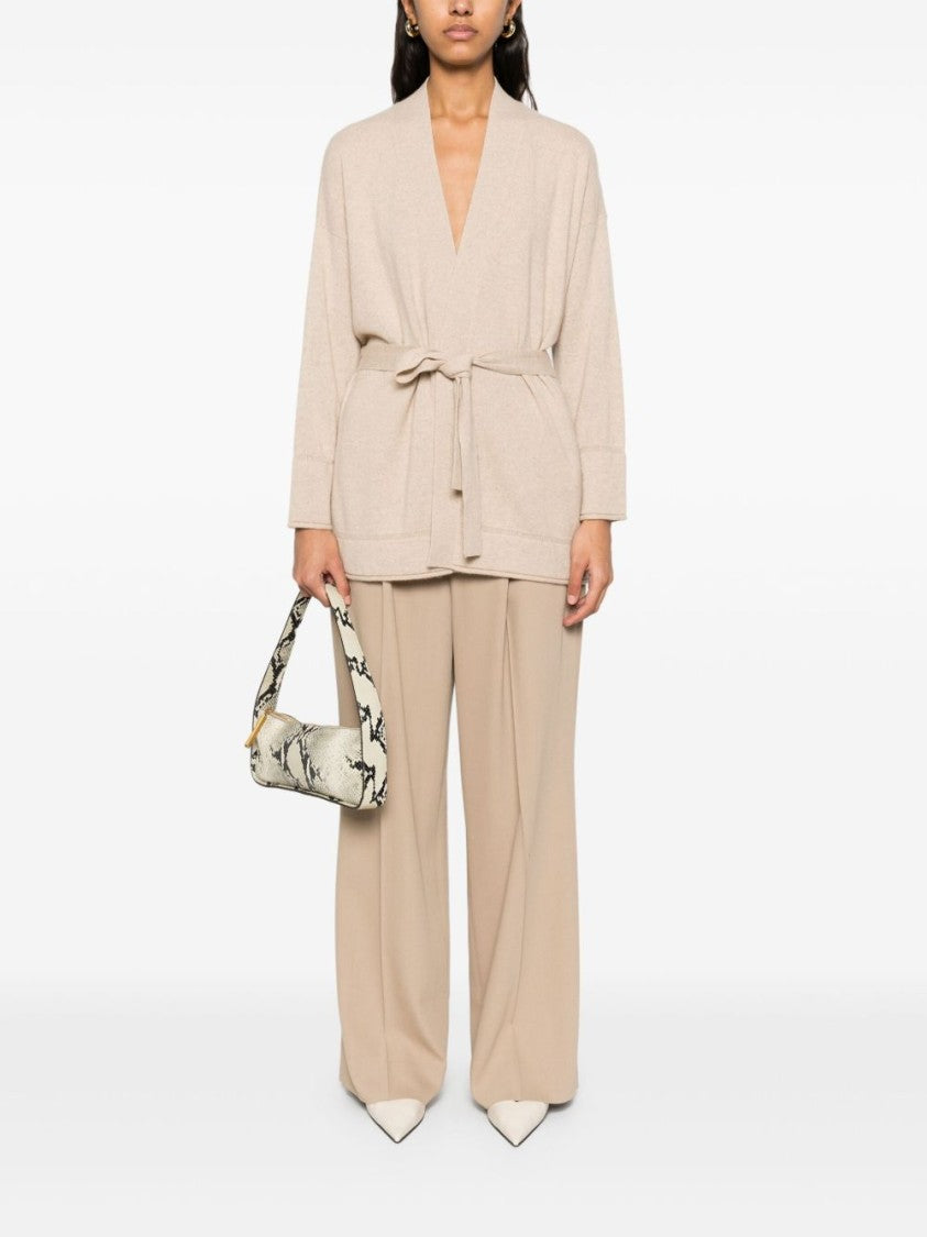 Max Mara Relaxed Fit Sweater With Deep V-Neckline