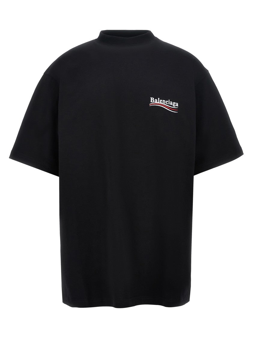 Balenciaga Logo Embroidery T-Shirt