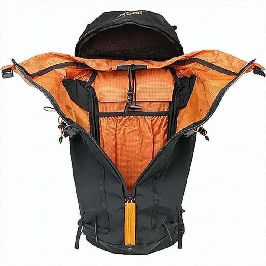 Mystery Ranch Streamlined Nylon Backpack With Orange Accents