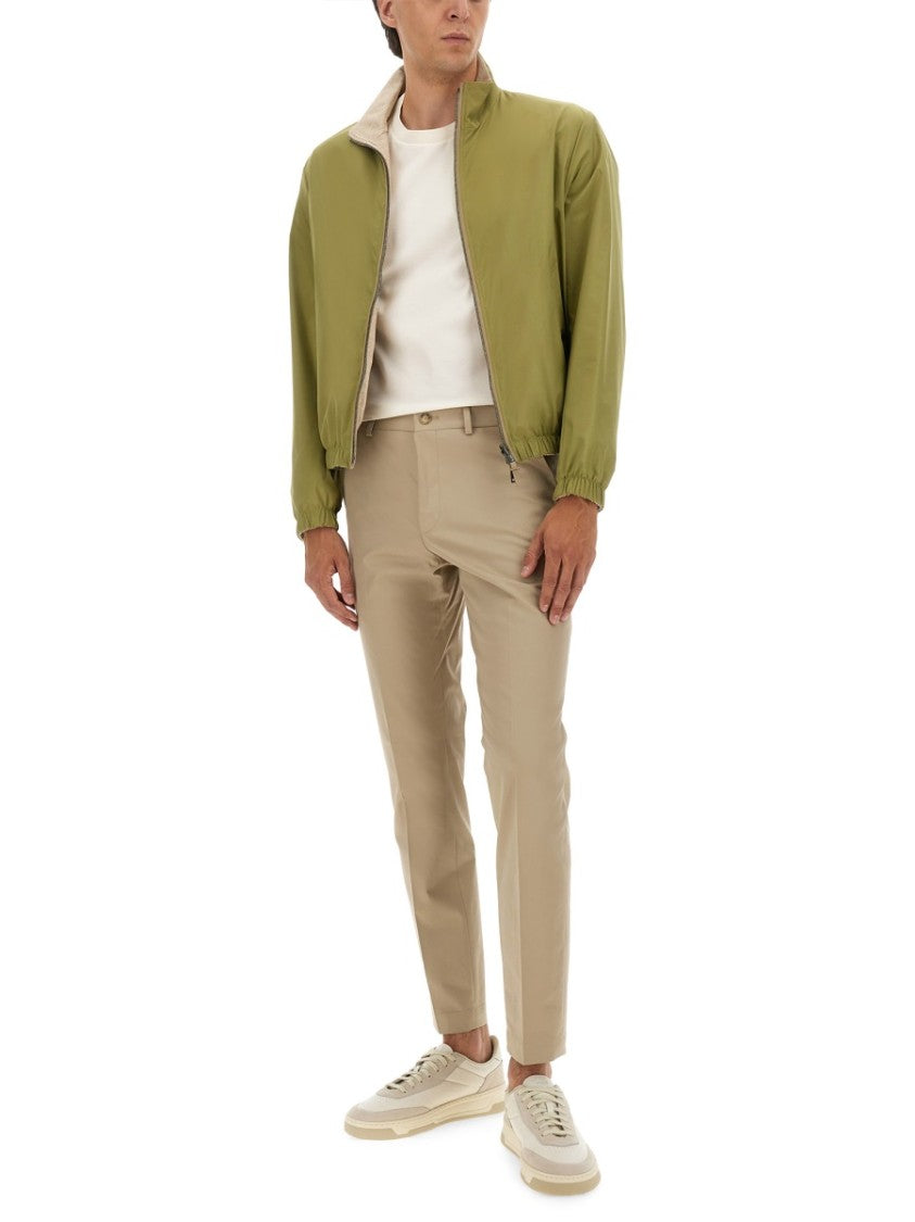 Boss Camel Olive Green Reversible Jacket