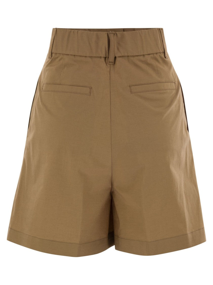Herno Stretch Cotton Bermuda Shorts