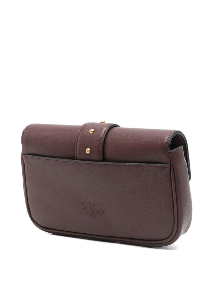 Pinko Shoulder Bag In Smooth Calf Leather