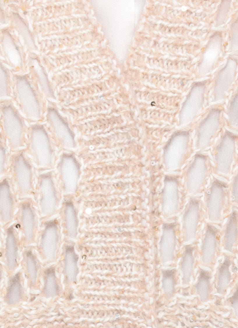 Peserico Beige Alpaca Sweater
