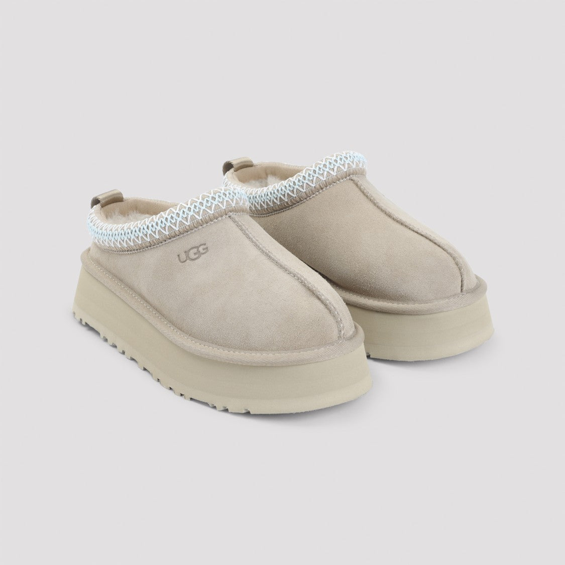 Ugg Tazz Ii Sand Brown Suede Slip-On Slippers