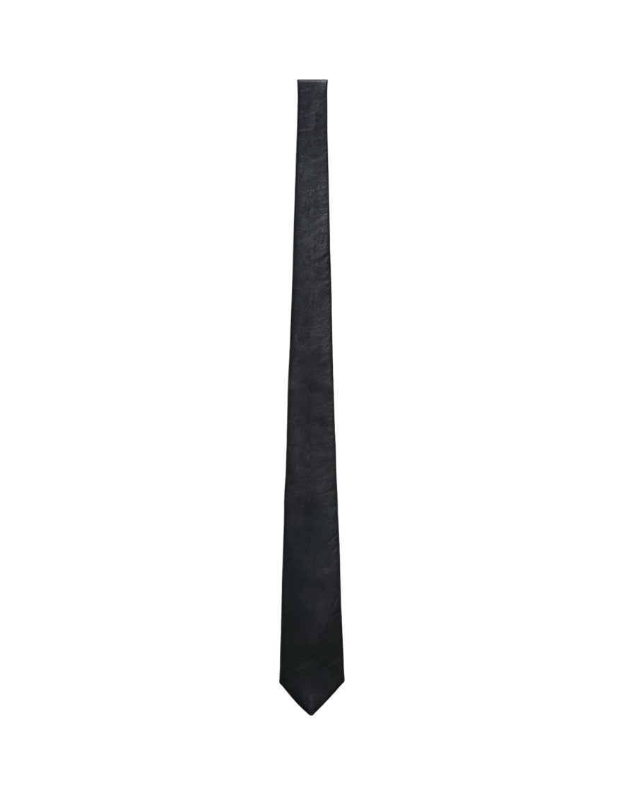 Our Legacy Solid Black Tie