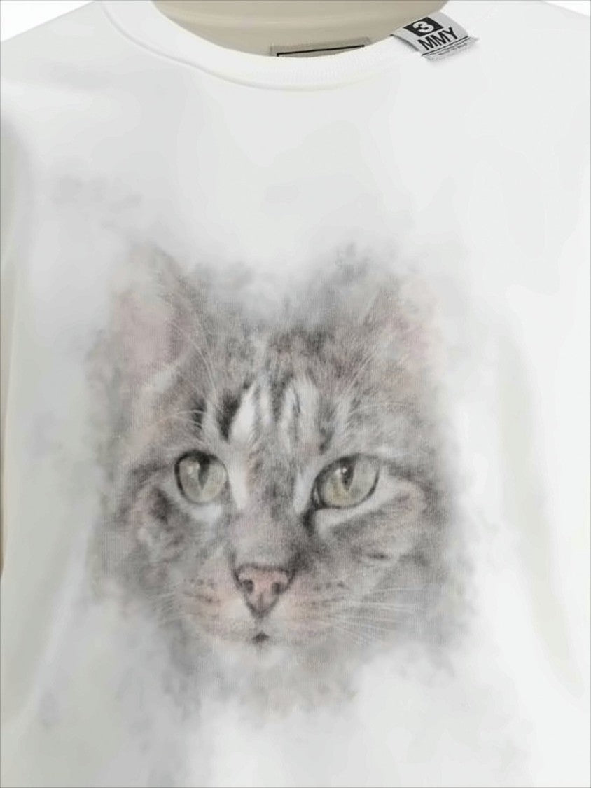 Maison Mihara Yasuhiro Graphic Long-Sleeve T-Shirt With Cat Print