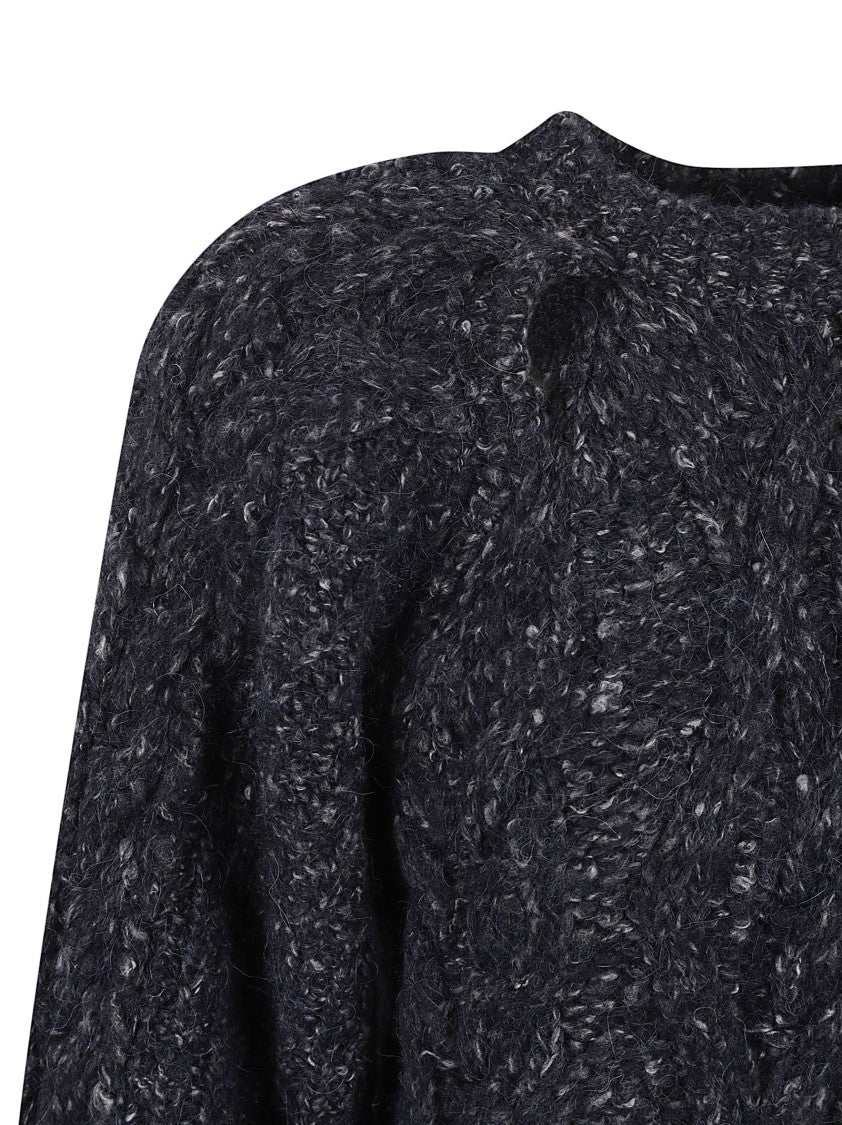 Isabel Marant Textured Knit Dress With Oversized Silhouette