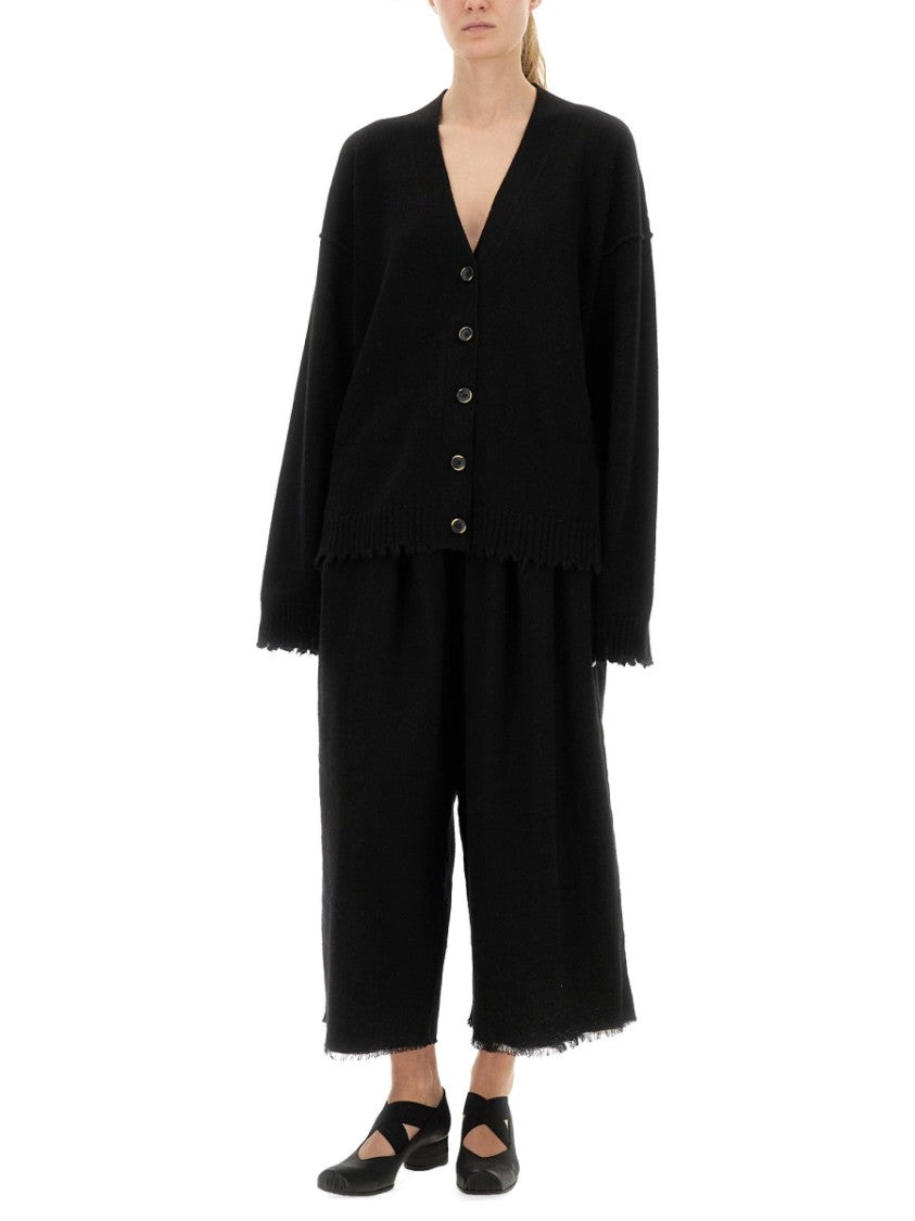 Uma Wang Cashmere Cardigan With Relaxed Fit And Button-Down Front