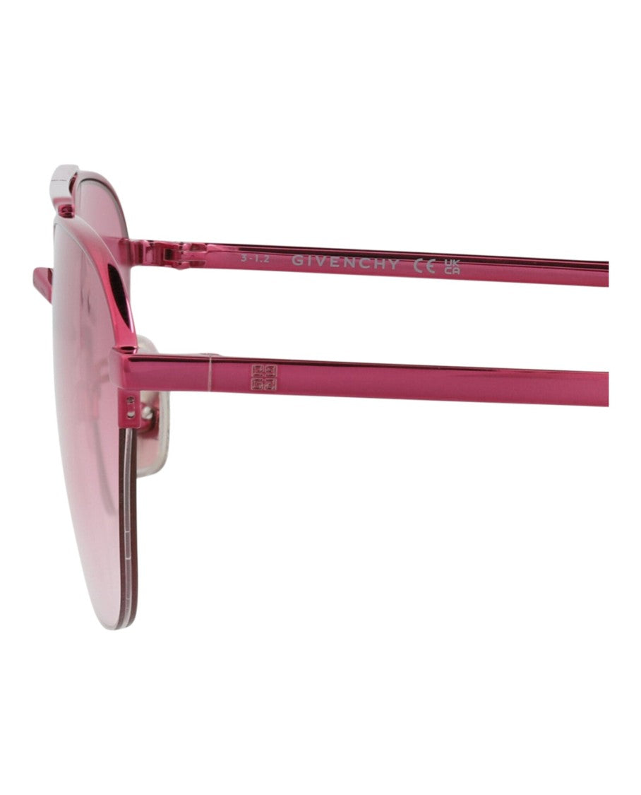 Givenchy Aviator-Frame Metal Sunglasses