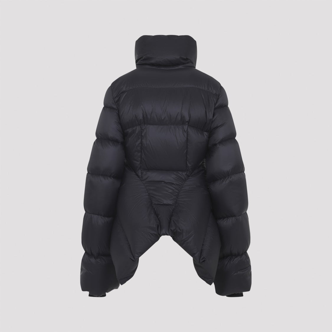 Rick Owens Sculptural Black Down Coat