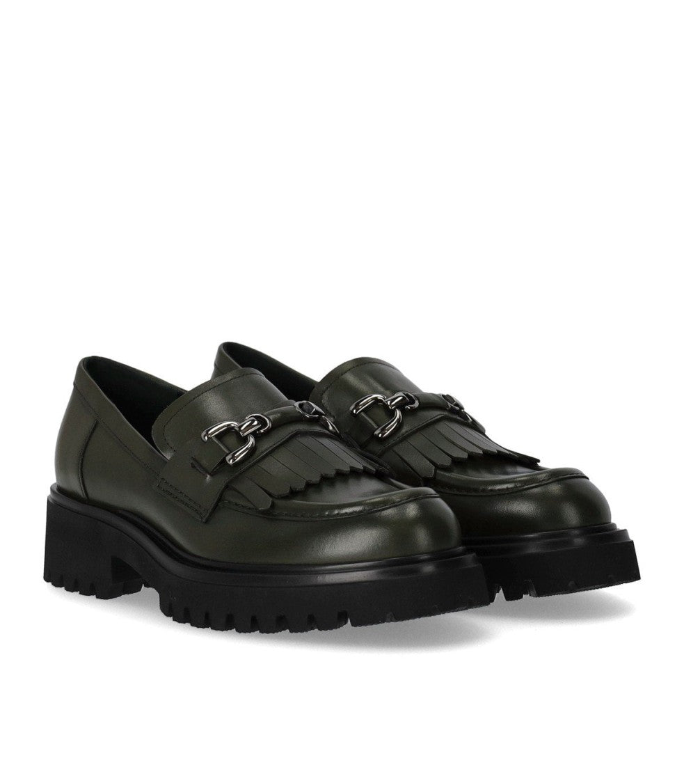 Guglielmo Rotta Wau Military Green Loafer