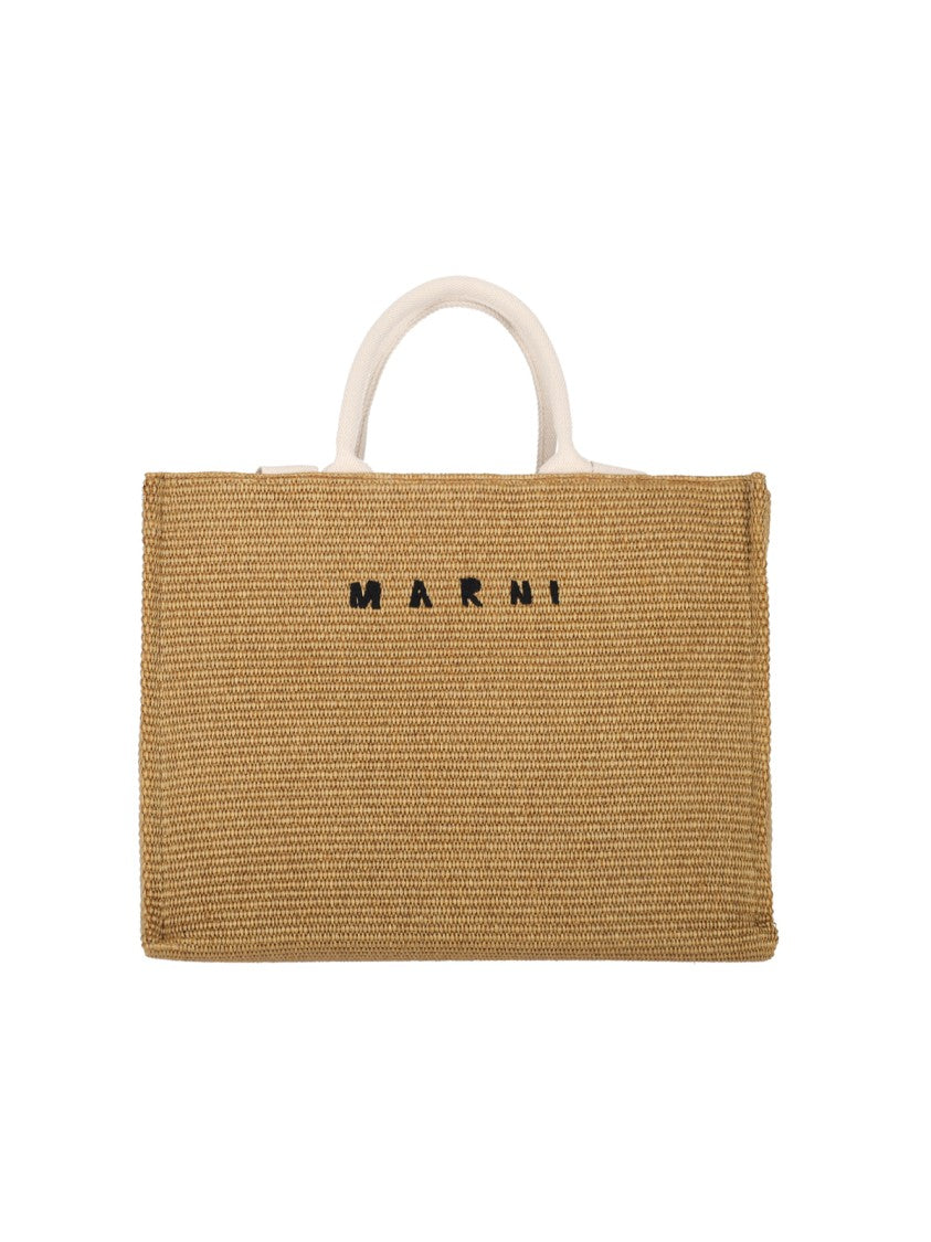 Marni Large Tote Bag "East/West" – Brown