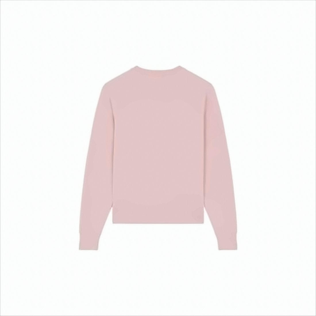 Maison Kitsuné Pink Graphic Print Long-Sleeve Sweatshirt
