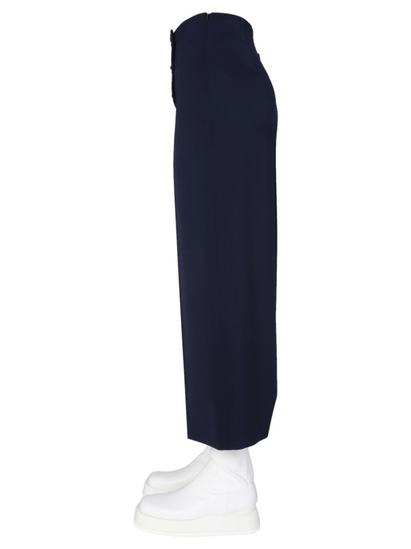 Boutique Moschino Cropped Wide Leg Trousers