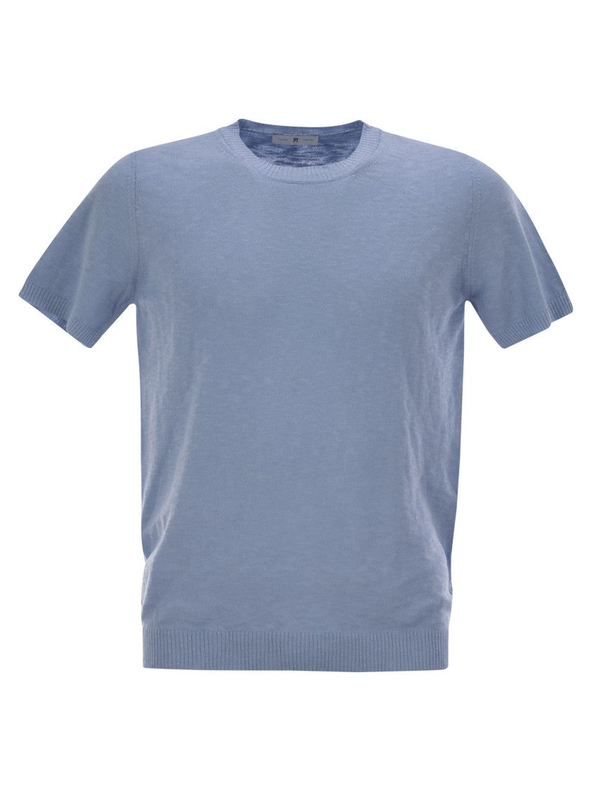 Pt Torino Crew-Neck Short-Sleeved Cotton Jersey