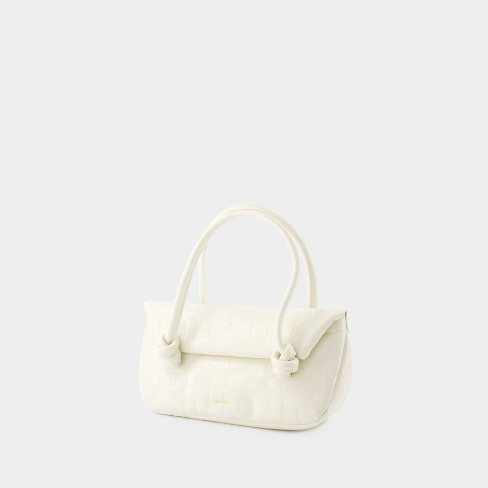 Jil Sander Knot Sm Shoulder Bag - Leather - Beige