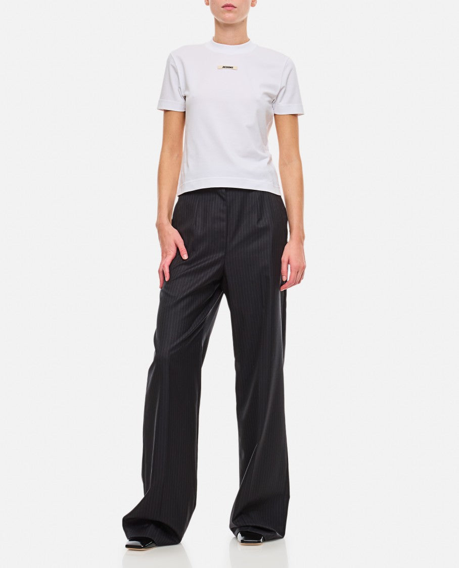 Jacquemus Relaxed Fit Crew-Neck T-Shirt With Front Print