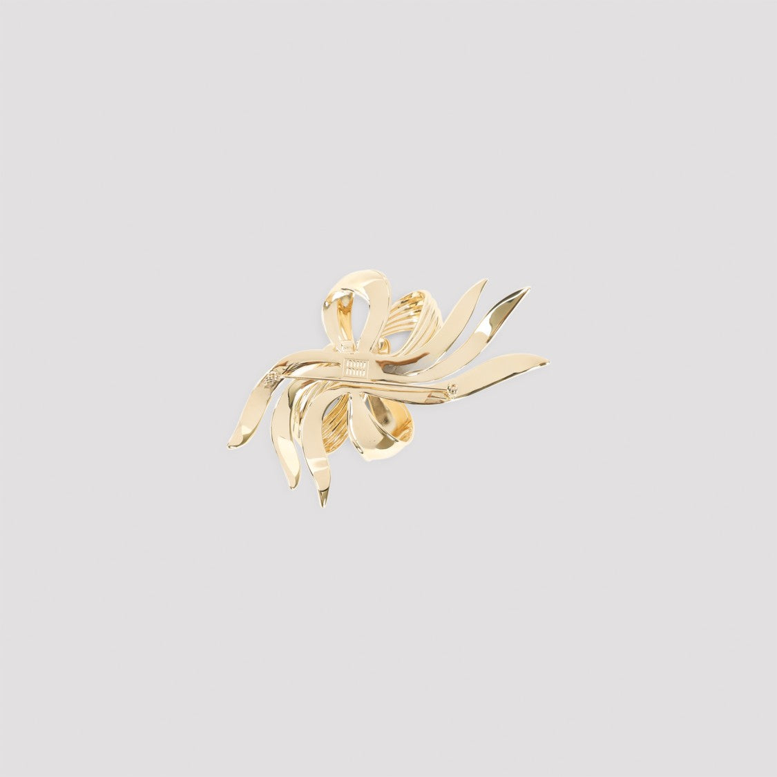 Miu Miu Bow-Shaped Golden Brass Jewelry
