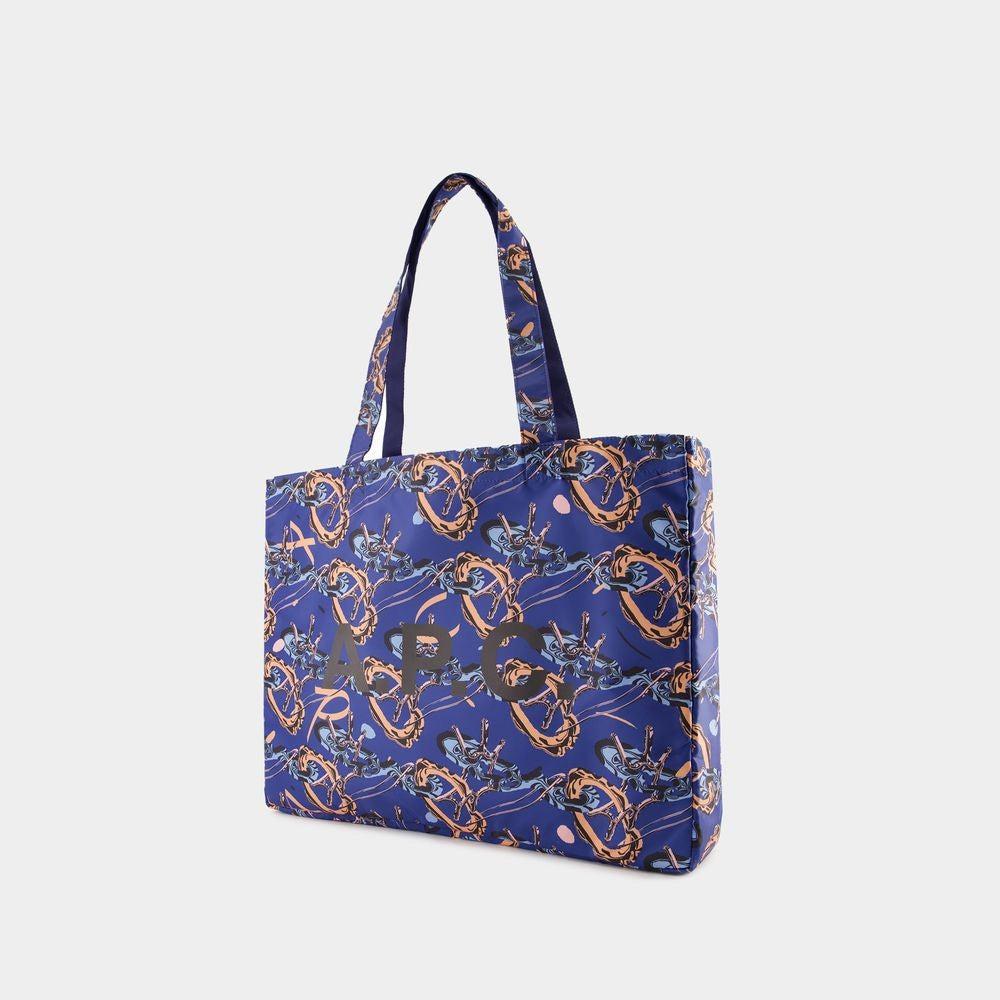 A.P.C. Diane Reversible Shopper Bag - Synthetic - Blue