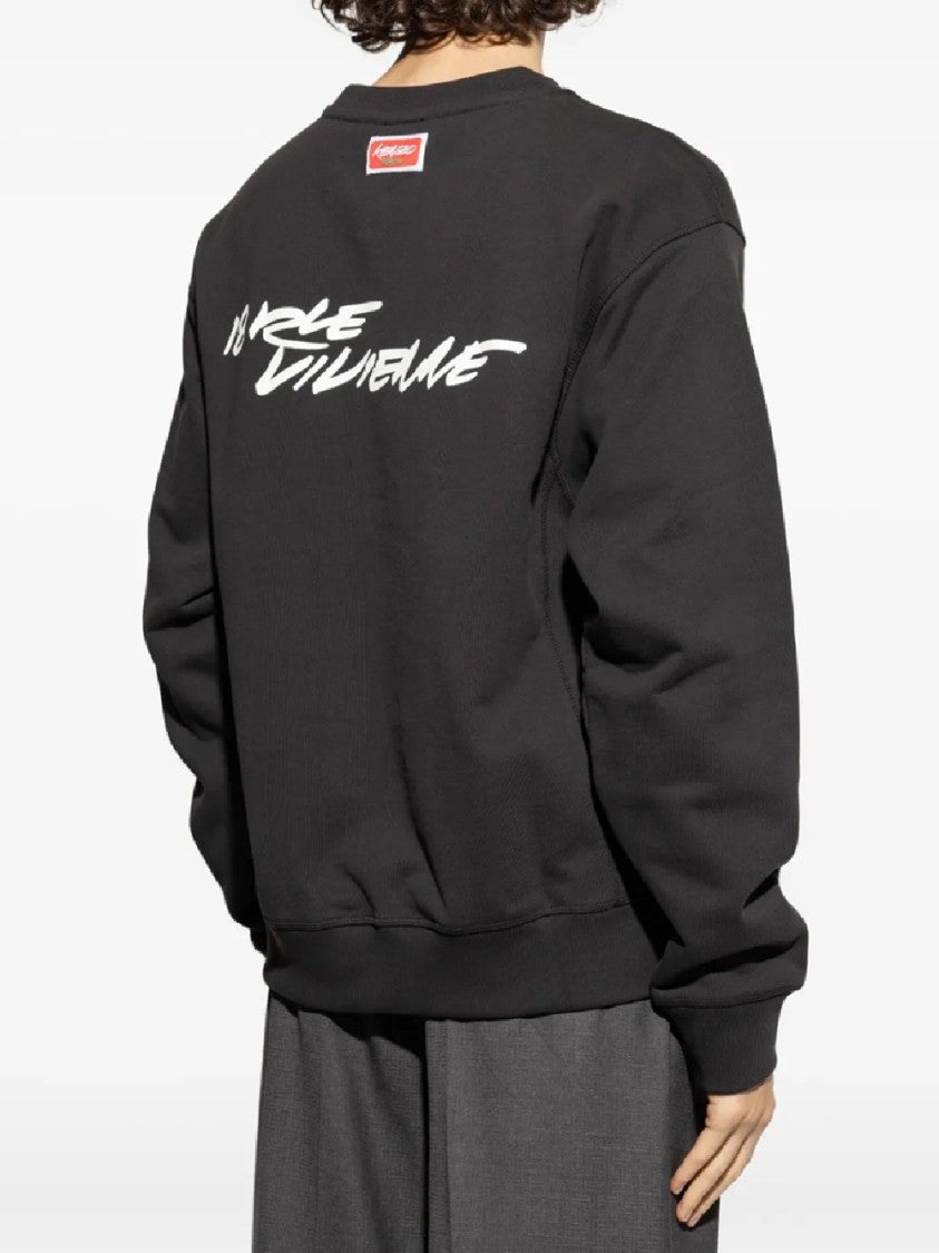 Kenzo Relaxed Fit Black Sweatshirt
