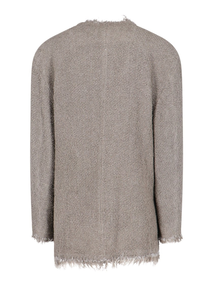 Magliano Double-Breasted Jacket – Taupe