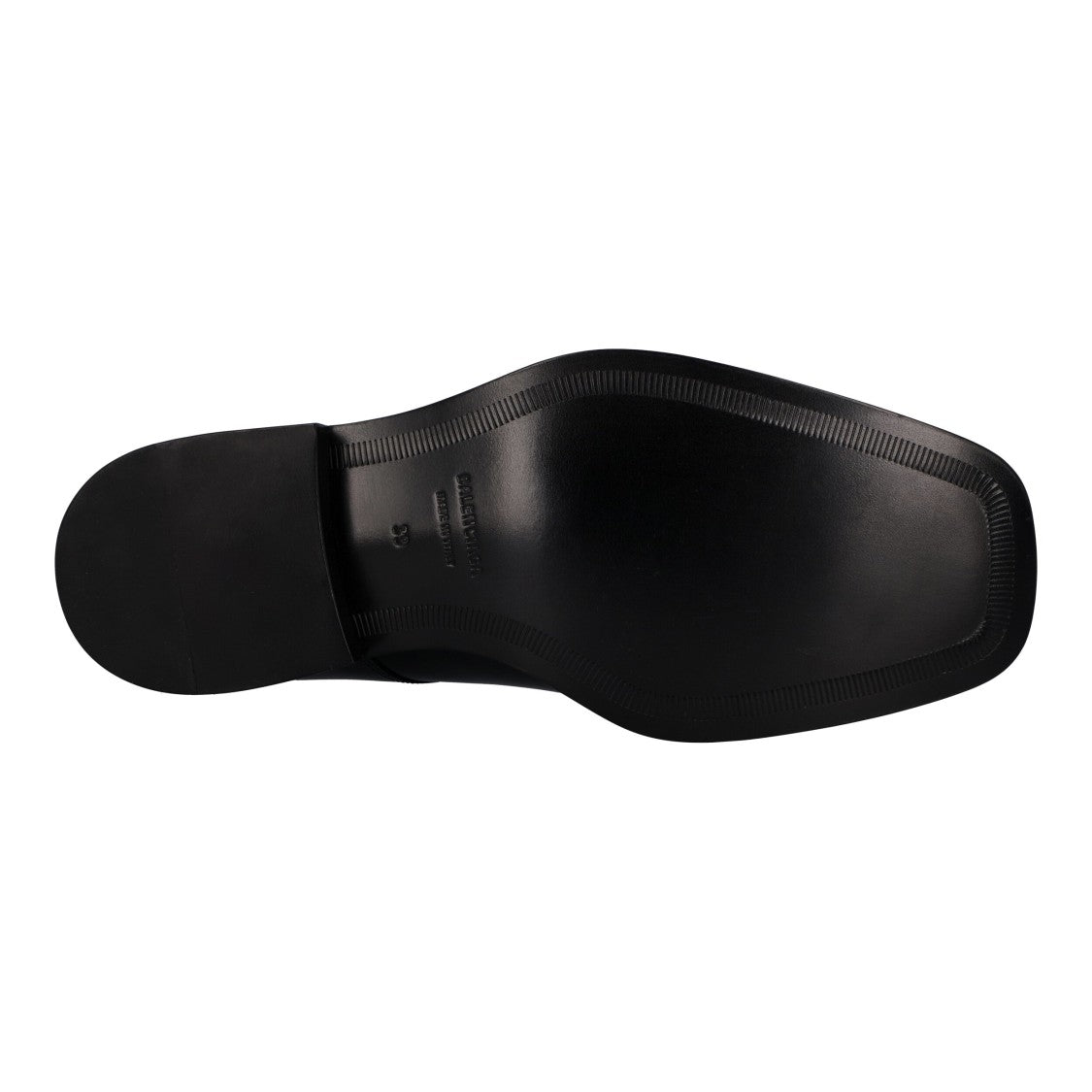Balenciaga Rim Hi-Shine Derby Shoes Black