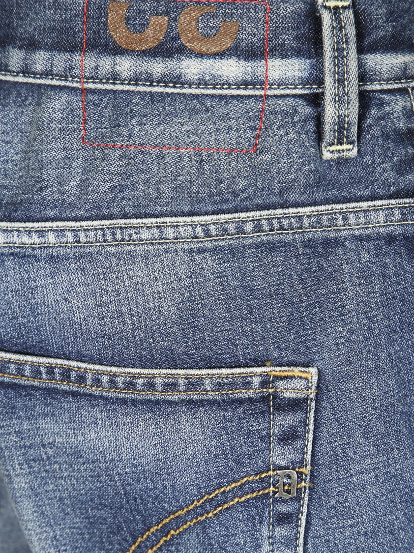 Dondup Tailored Straight-Leg Brighton Pants With Minimalist Design