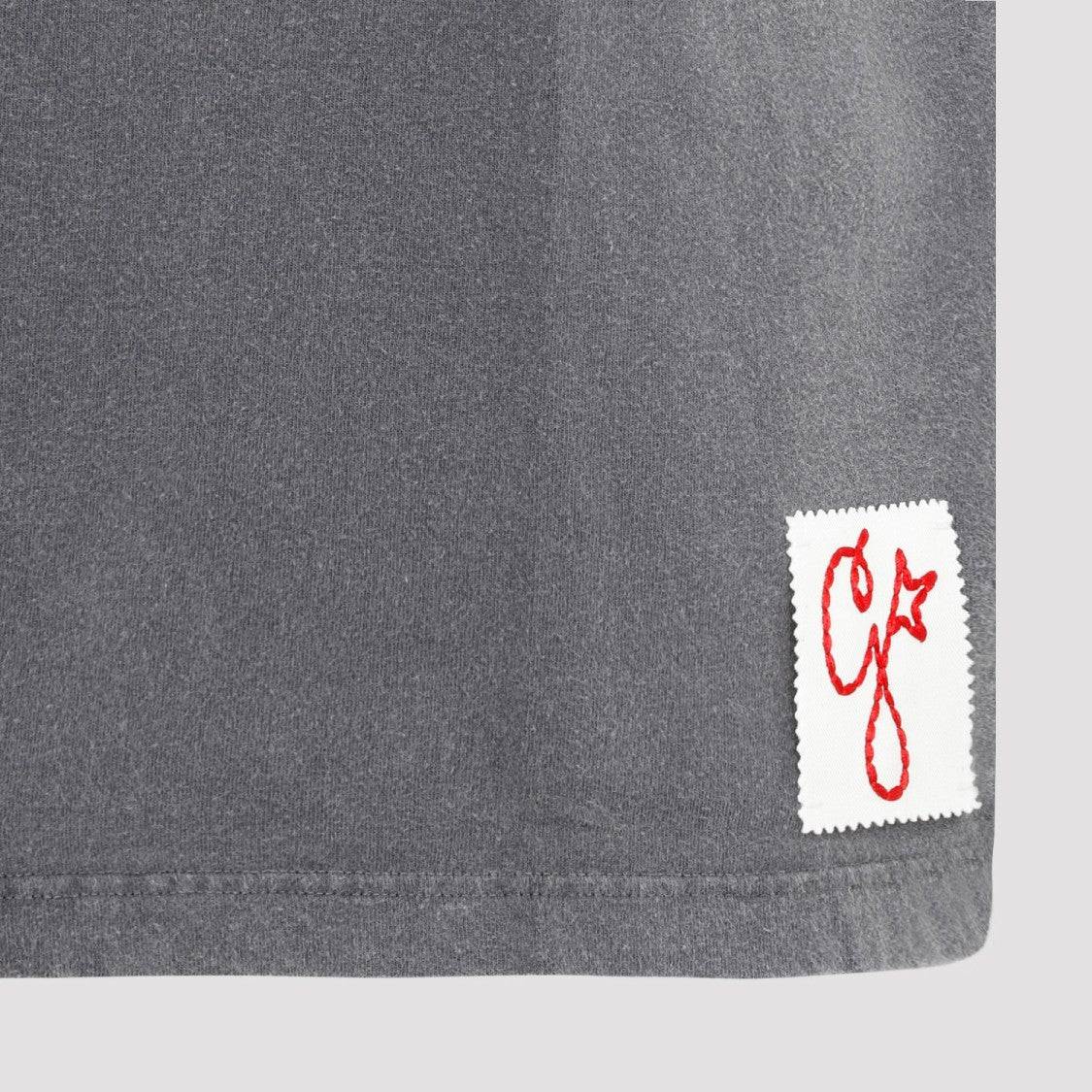 Golden Goose Gray Cotton Golden Regular T-Shirt