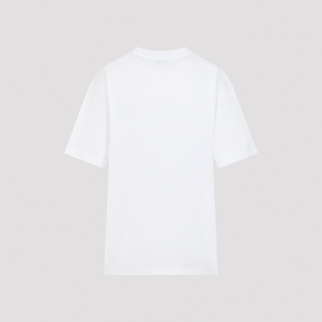 Moschino White Graphic Print Relaxed Fit T-Shirt