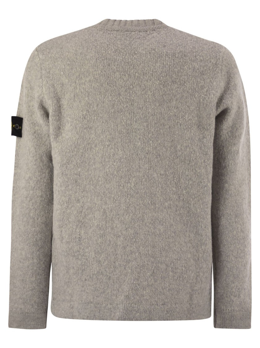 Stone Island Round-Neck Jumper With Gauzy Texture