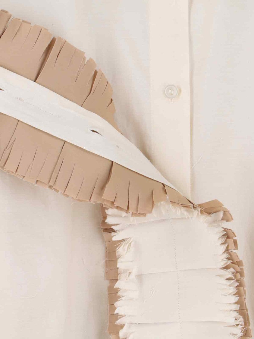 Marni Ruffle Shirt – Cream