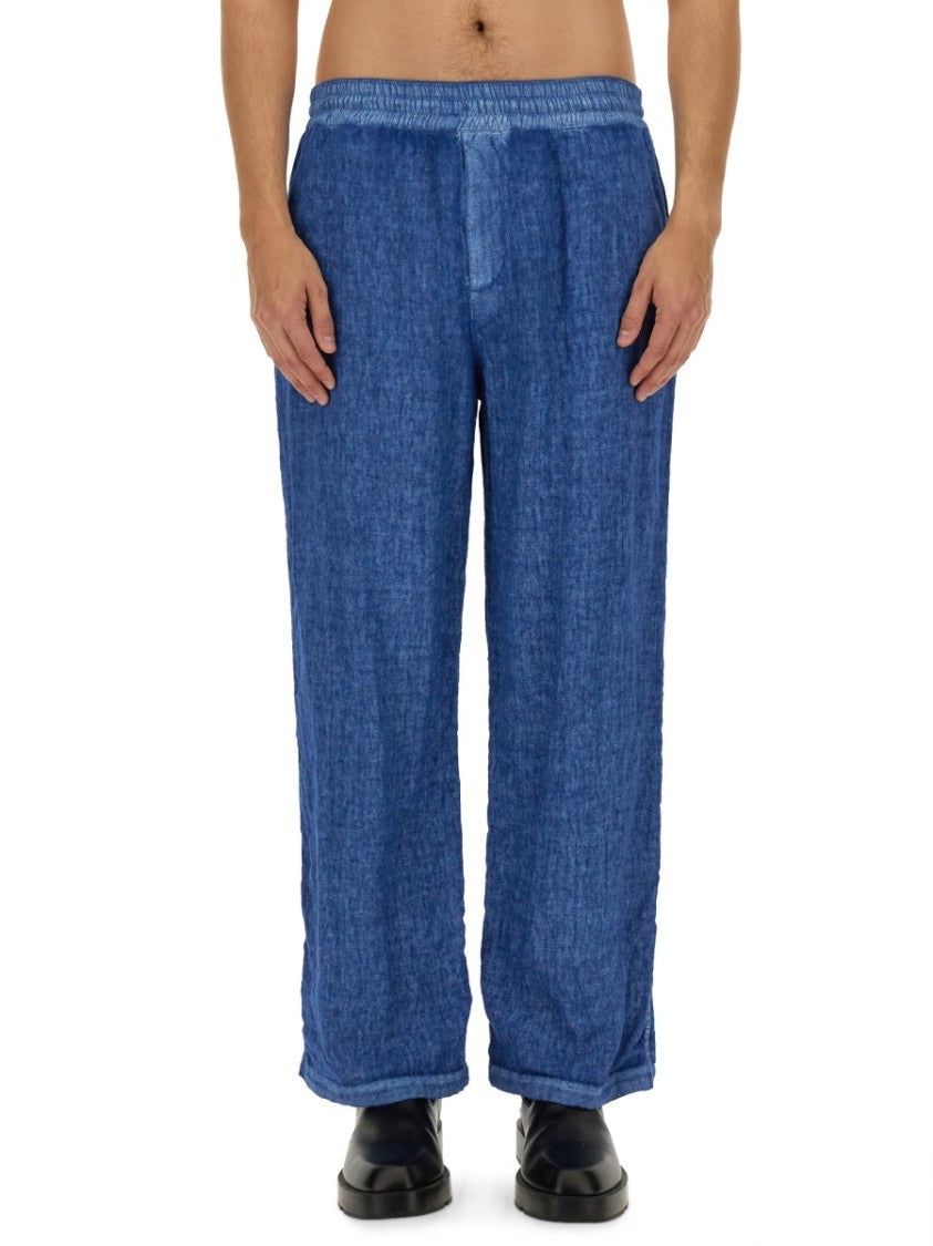 Burberry Relaxed Fit Wide Leg Pants