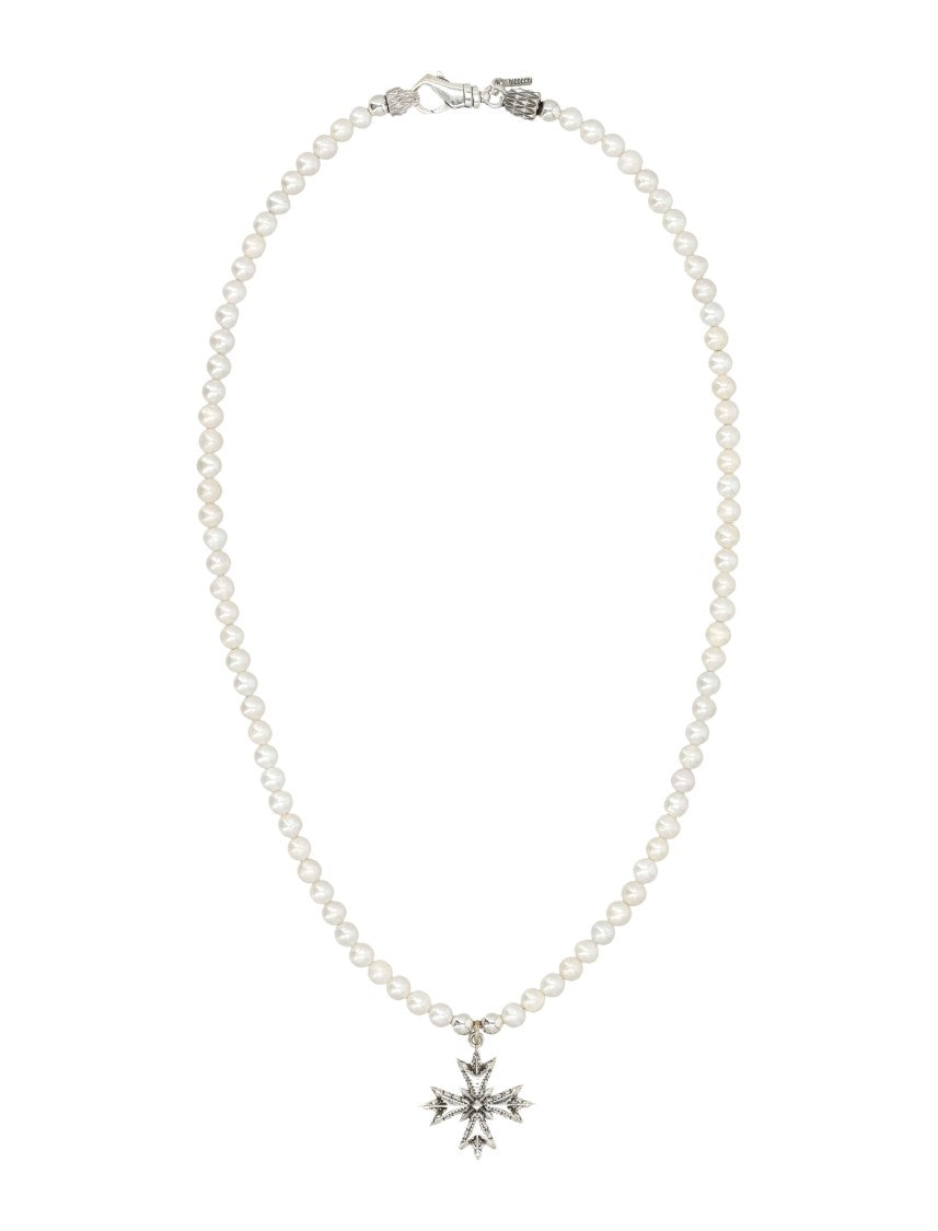 Emanuele Bicocchi Medium Pearl Crest Necklace