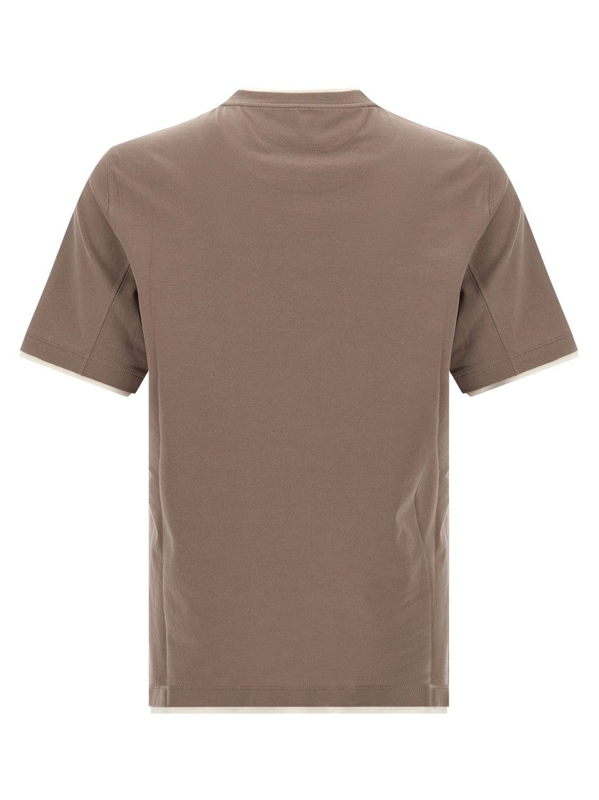 Brunello Cucinelli Double Layer T-Shirt